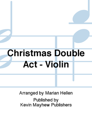 Book cover for Christmas Double Act - Violin
