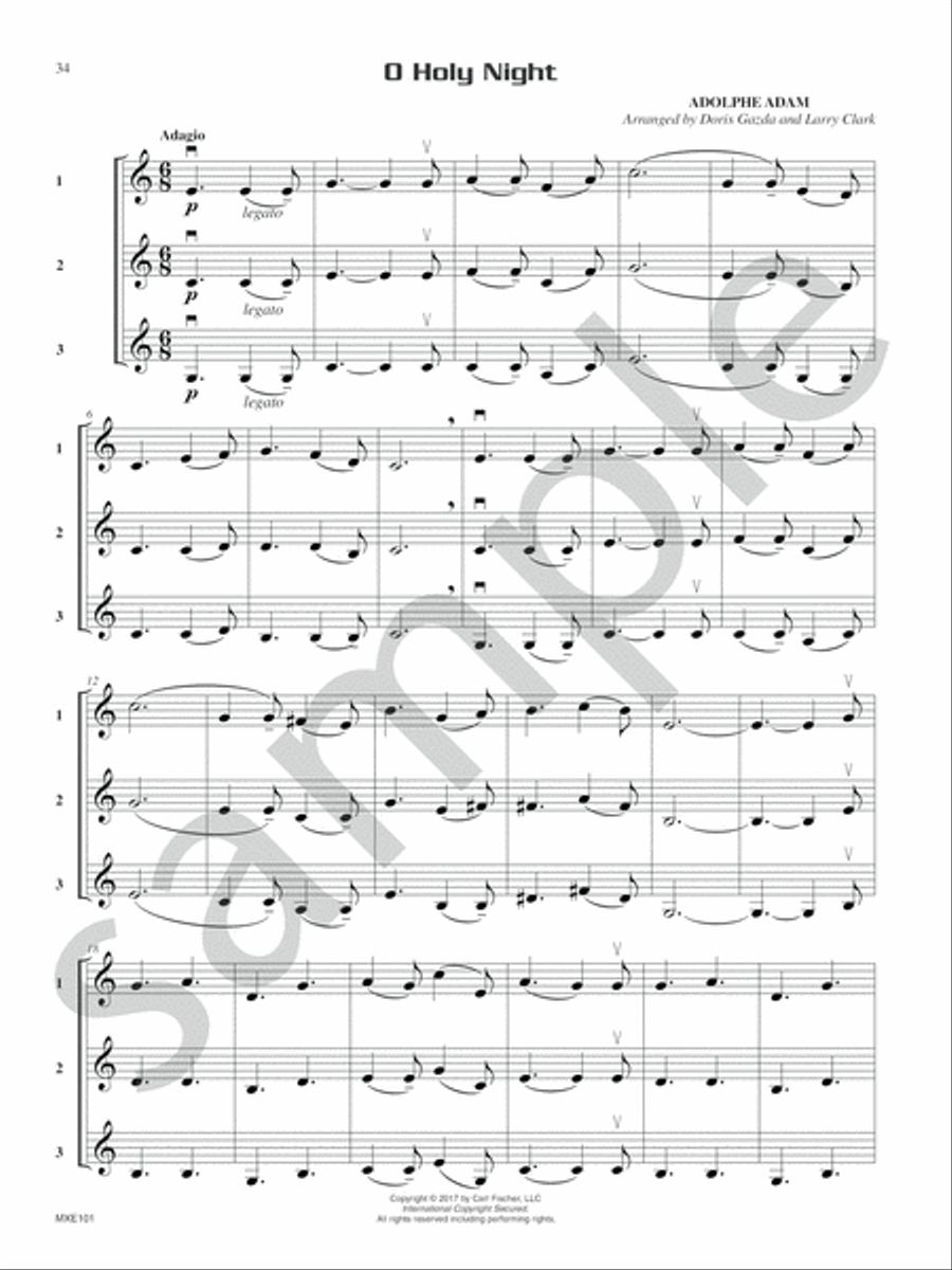 Compatible Trios for Christmas Oboe scores gallery preview page 14