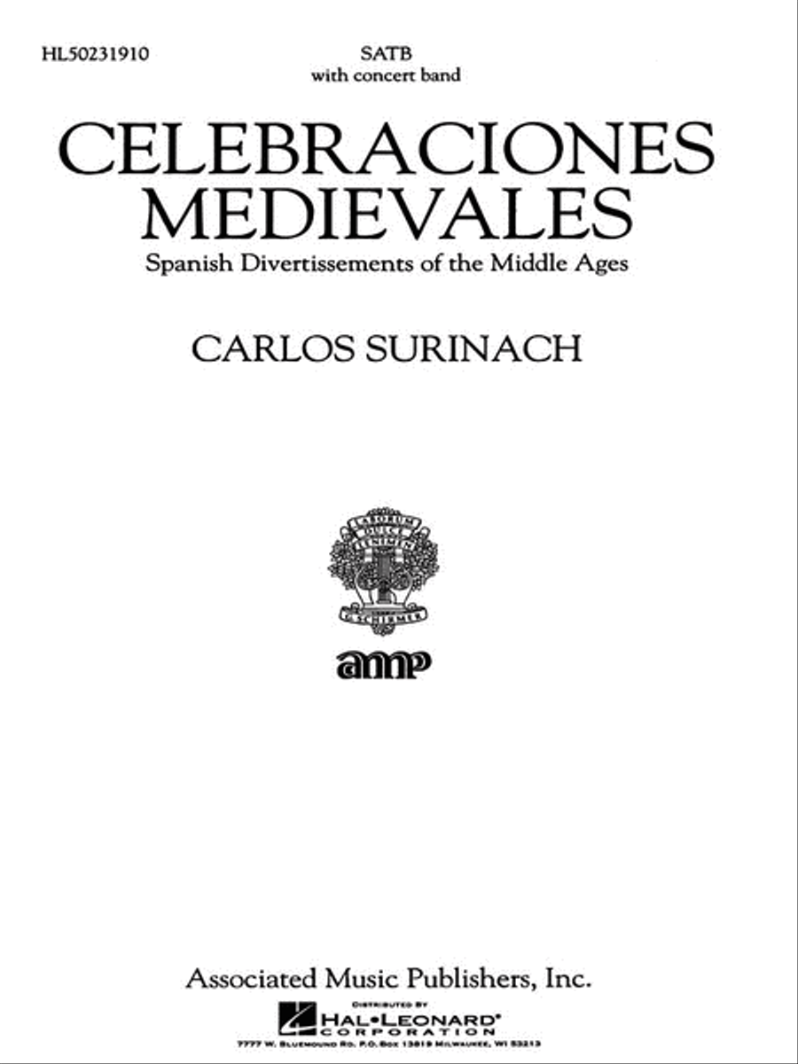 Celebraciones Medievales Celebraciones Medievales 4-Part scores gallery preview page 1