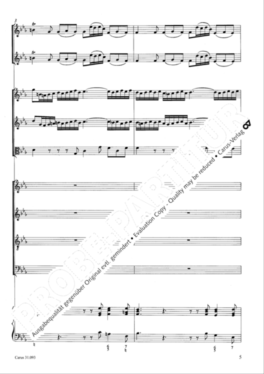All those who seek God's sov'reign guidance (Wer nur den lieben Gott lasst walten) 4-Part scores gallery preview page 6