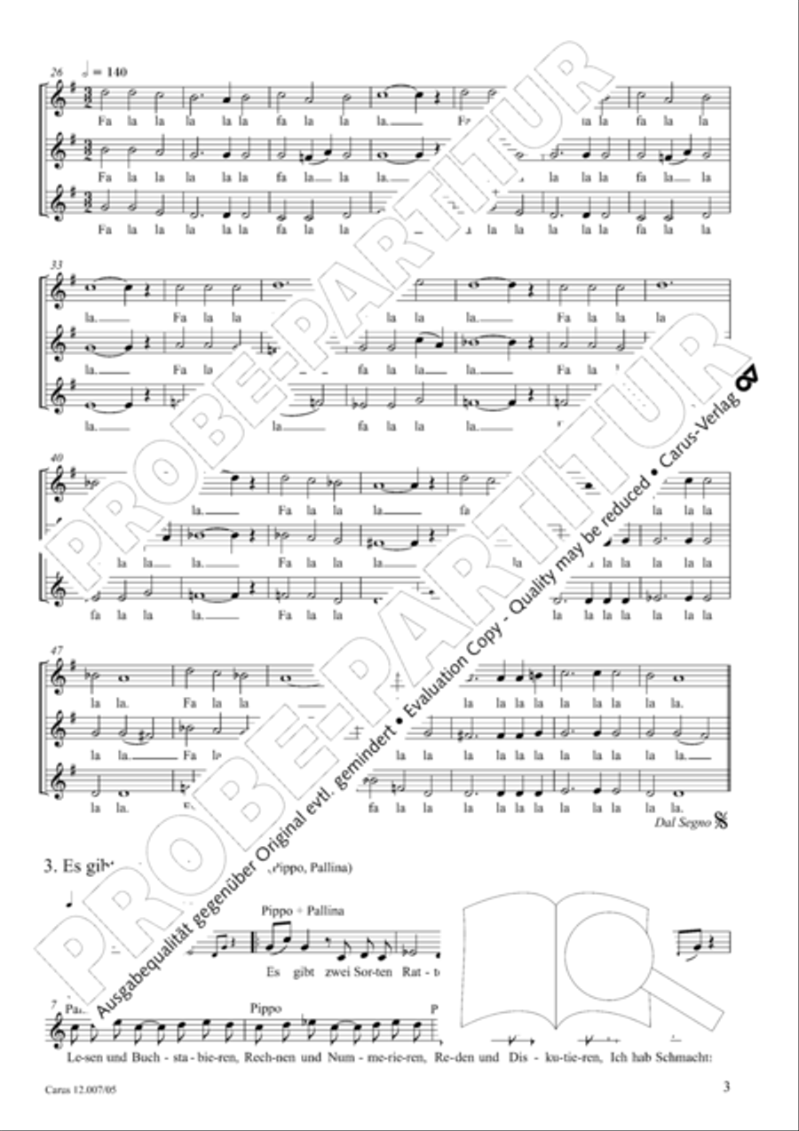 La Piccola Banda Children's Choir scores gallery preview page 4