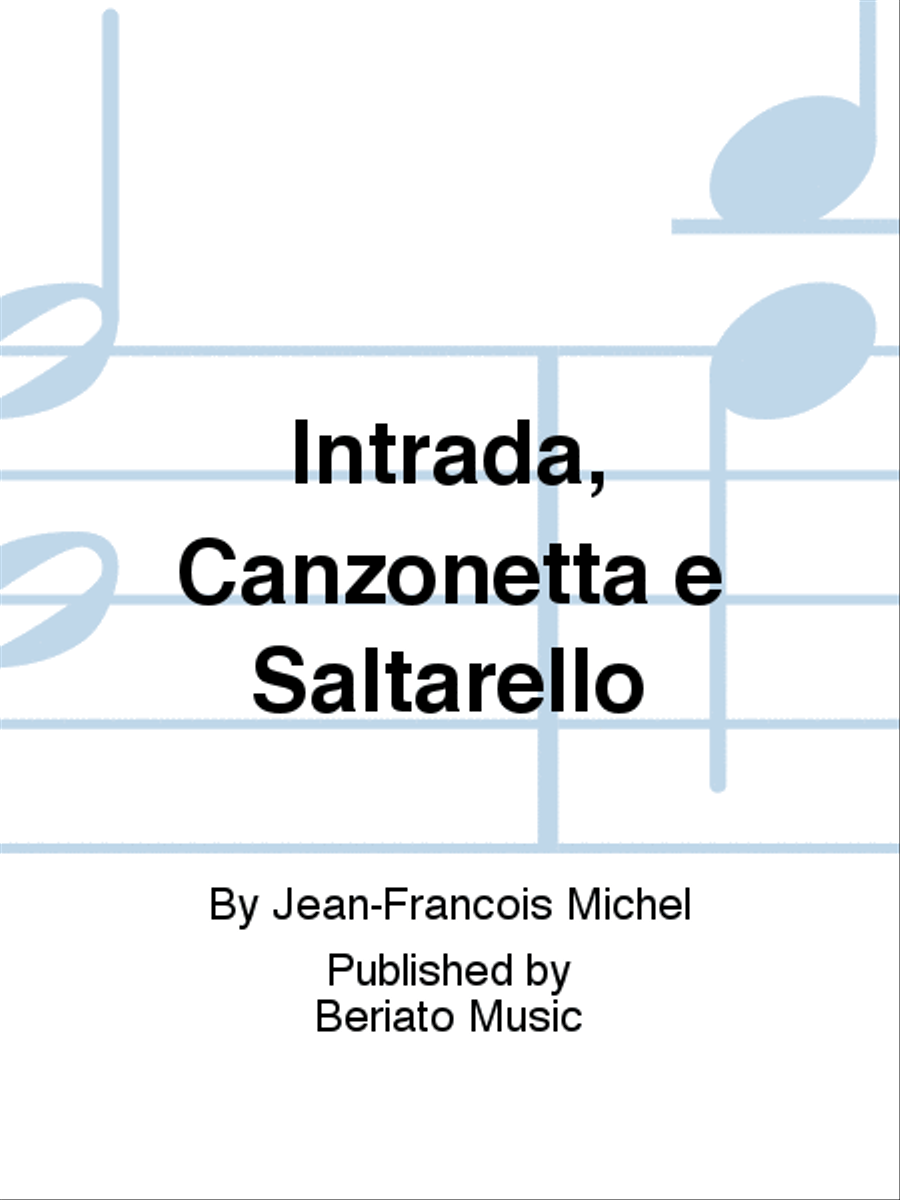 Intrada, Canzonetta e Saltarello Trumpet Solo scores gallery preview page 1