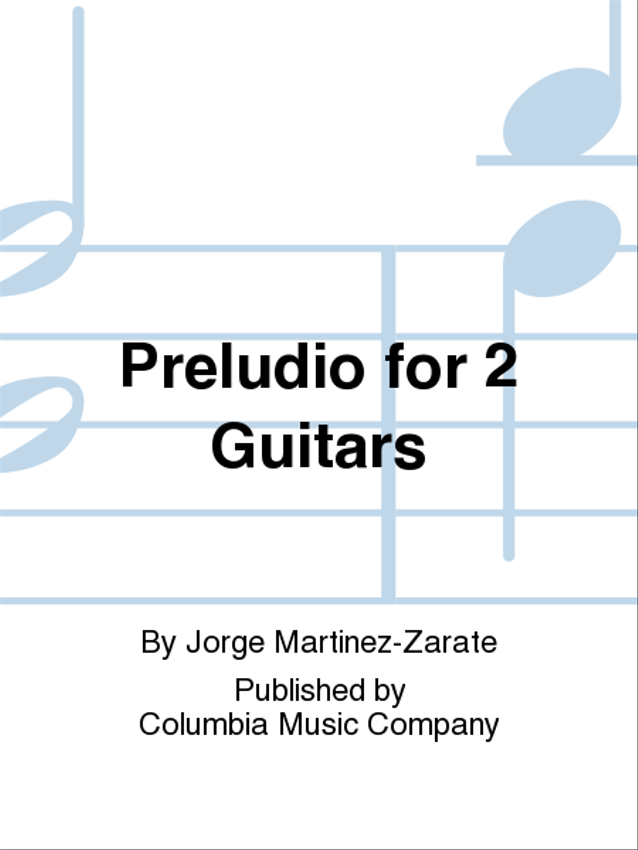 Preludio For 2 Guitars School and Community scores gallery preview page 1
