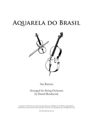 Book cover for Aquarela Brasileira (aquarela Do Brasil) (brasil)