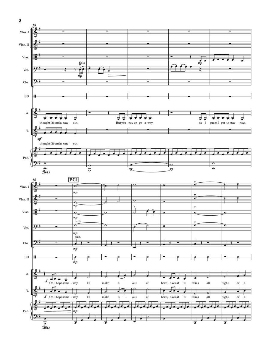 Lovely String Orchestra scores gallery preview page 2