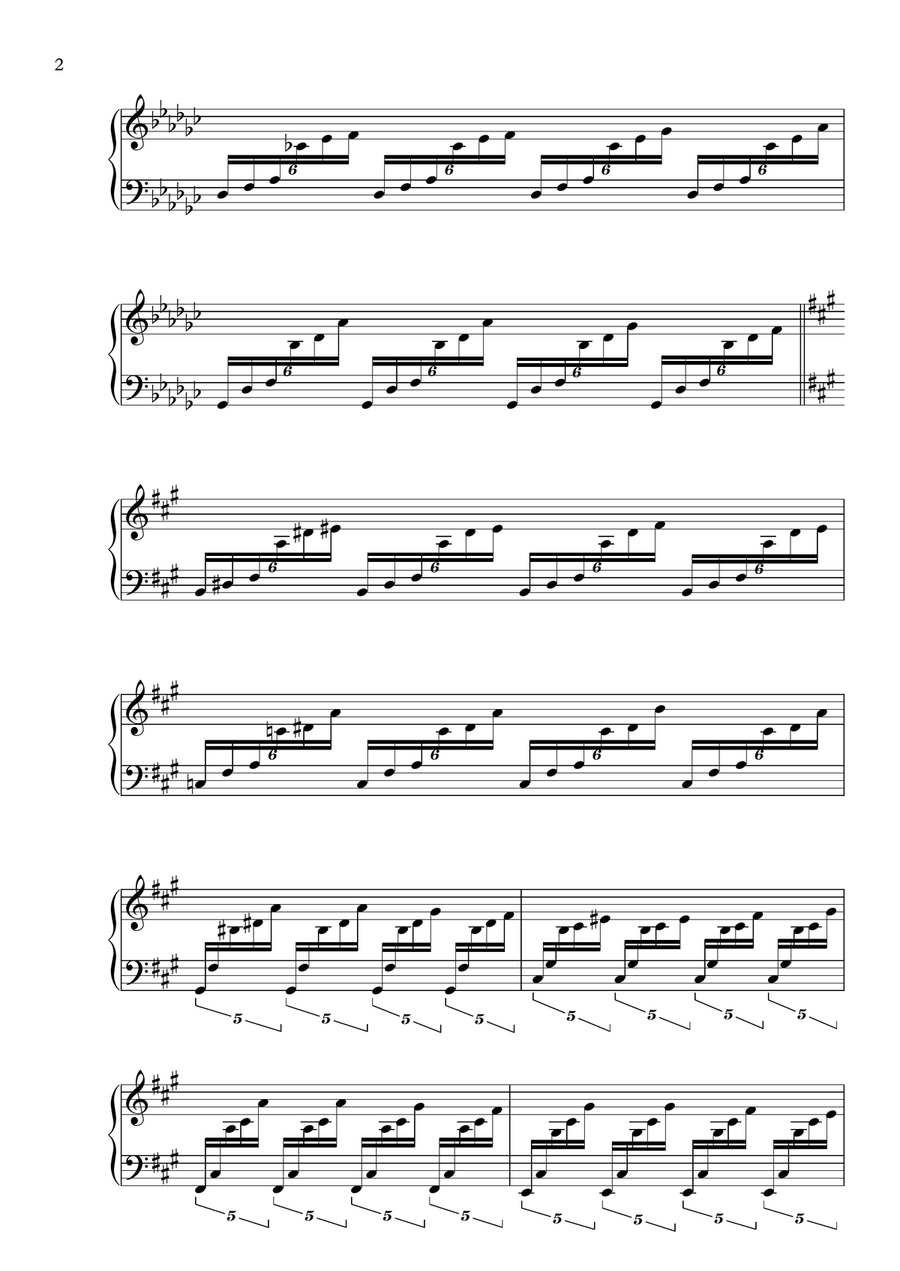 In The Void In The Void Piano Solo scores gallery preview page 2