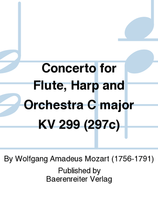 Book cover for Concerto for Flute, Harp and Orchestra in C major K. 299 (297c)