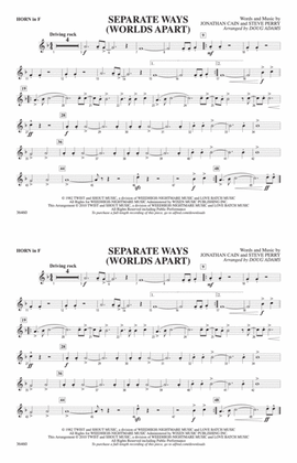 Book cover for Separate Ways (Worlds Apart): 1st F Horn