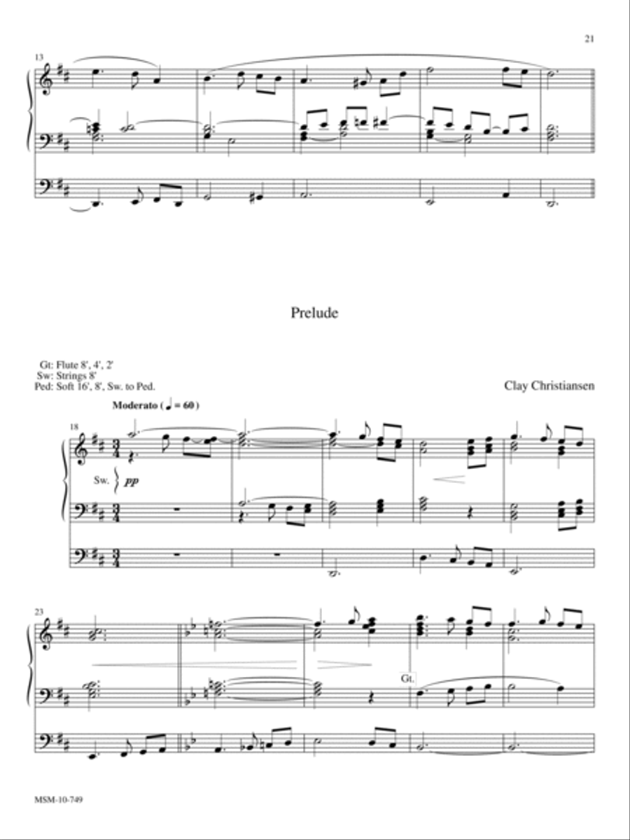 Praise to the Lord: Seven Hymn Settings for Organ Organ Solo scores gallery preview page 8