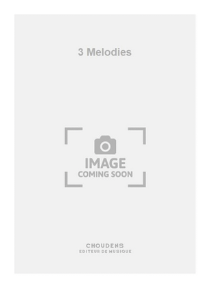 Book cover for 3 Melodies
