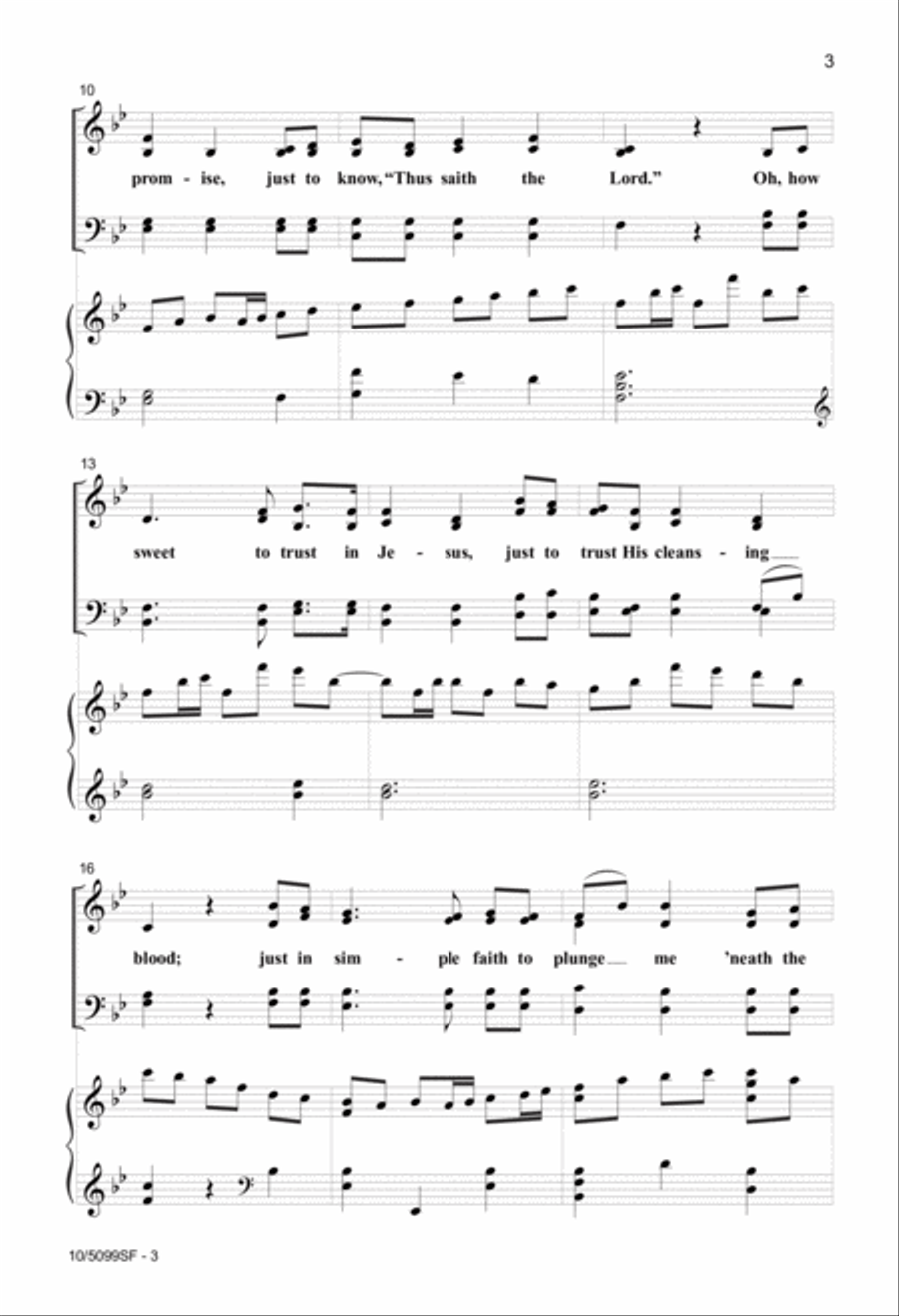 Oh, How Sweet 4-Part scores gallery preview page 3