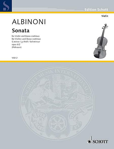 Sonata in G minor, Op.6/2 (Violin / Basso Continuo)