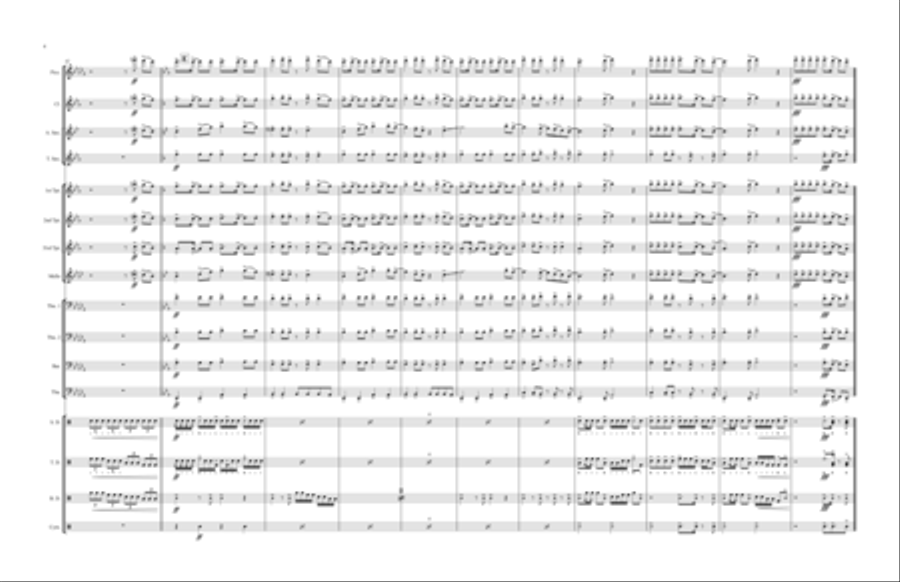 What Makes You Beautiful Marching Band scores gallery preview page 4
