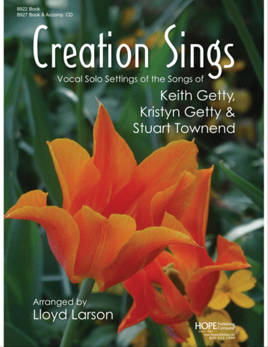 Creation Sings: Vocal Solo Settings of Keith Getty Songs-Digital Download Voice Solo scores gallery preview page 1