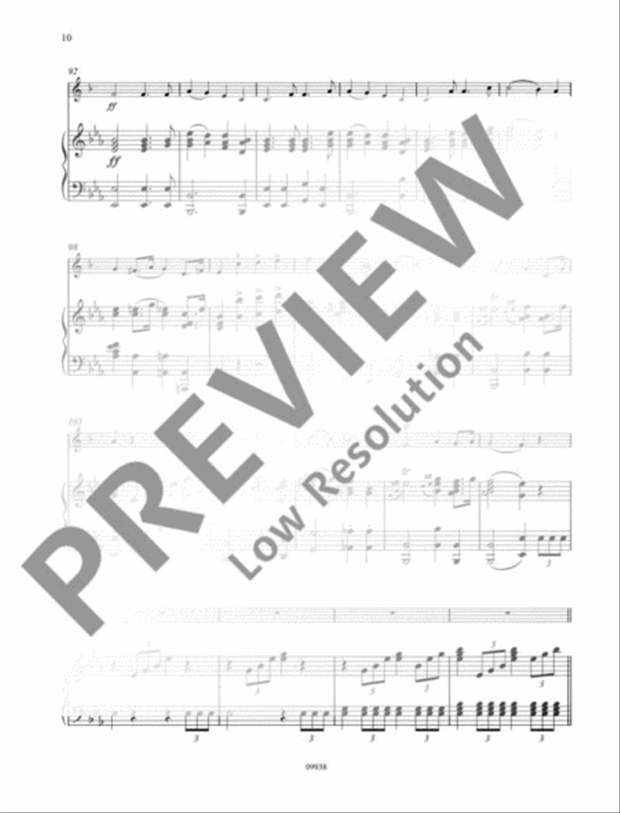 Wedding March Wedding March B-Flat Trumpet scores gallery preview page 11
