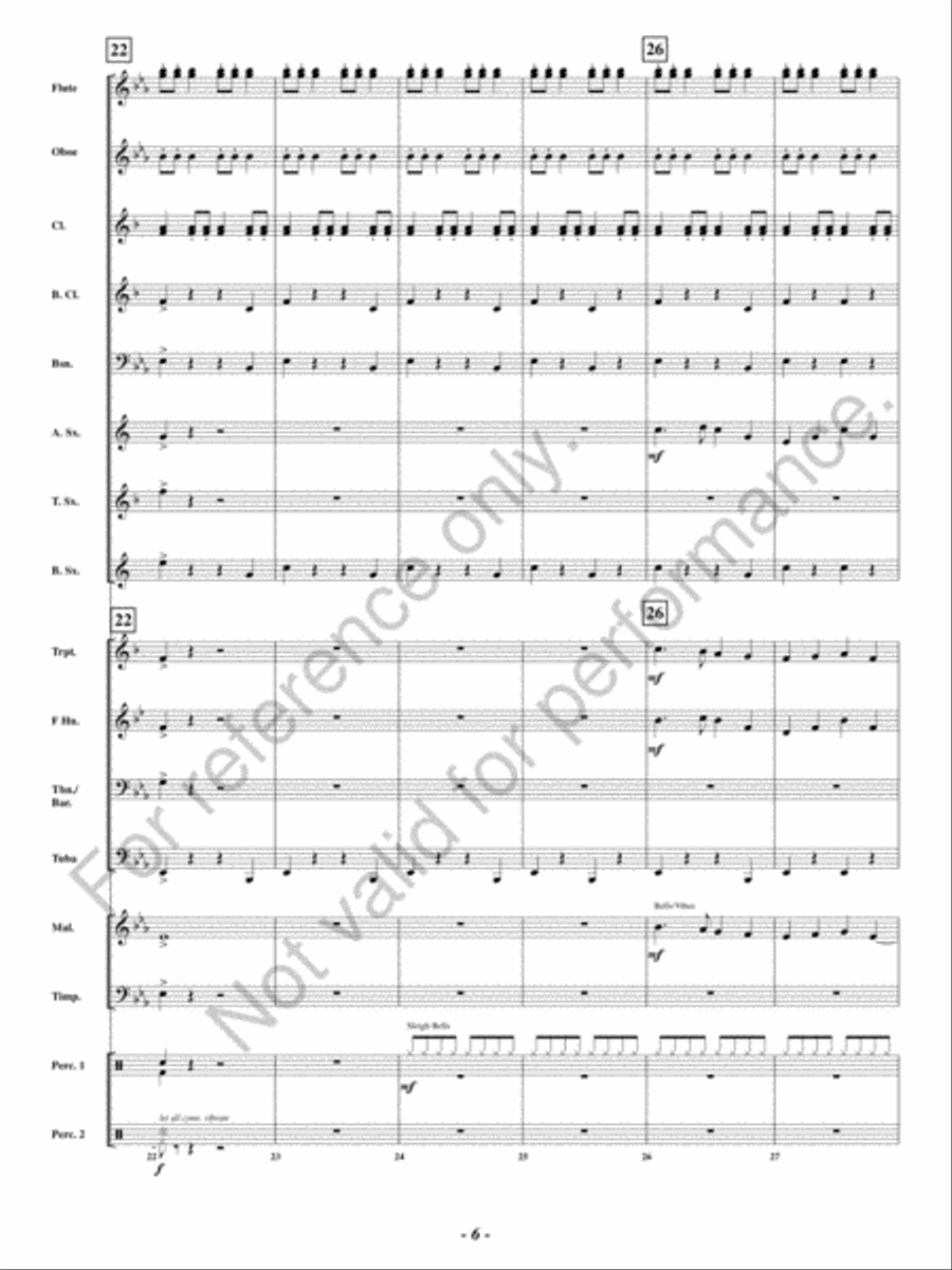 Christmas Encore Christmas Encore Concert Band scores gallery preview page 5