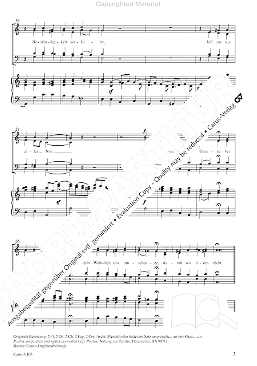 Choral collection Mendelssohn - editionchor Choir scores gallery preview page 4