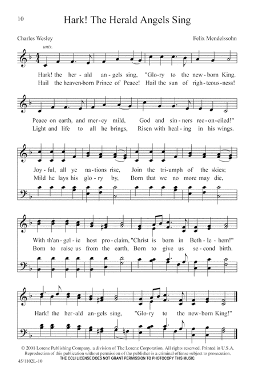 Let's Go Caroling 4-Part scores gallery preview page 10