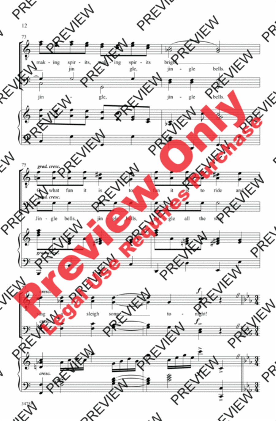 Nutcracker Jingles Nutcracker Jingles Men's Choir scores gallery preview page 24
