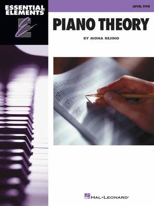 Book cover for Essential Elements Piano Theory – Level 5