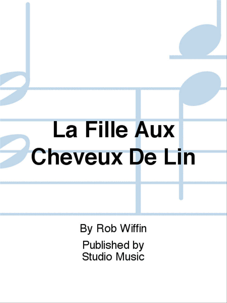 La Fille Aux Cheveux De Lin Concert Band scores gallery preview page 1