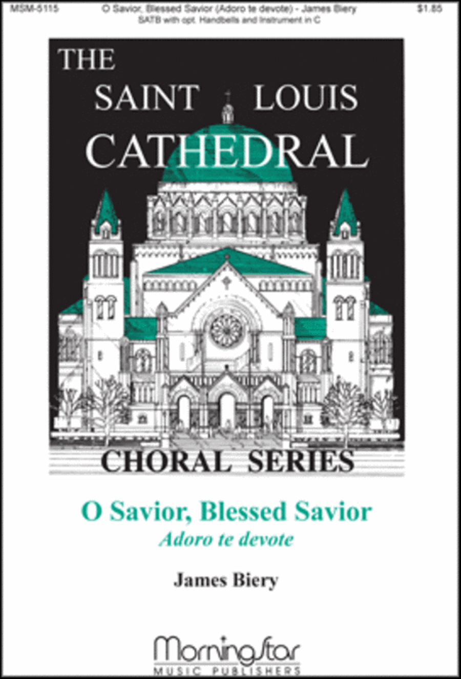 O Savior, Blessed Savior (Adoro te devote) 4-Part scores gallery preview page 1