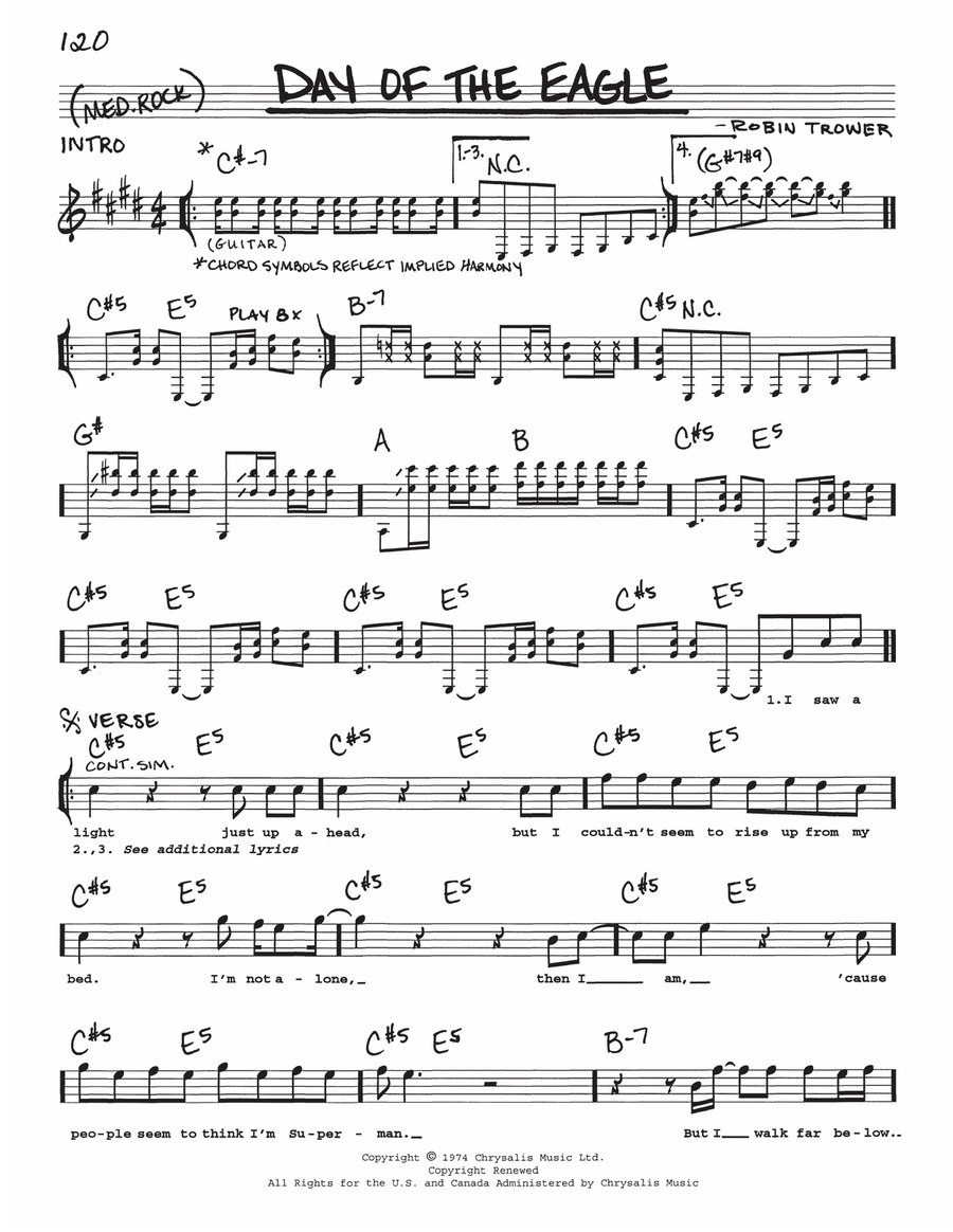 Day Of The Eagle Voice scores gallery preview page 1
