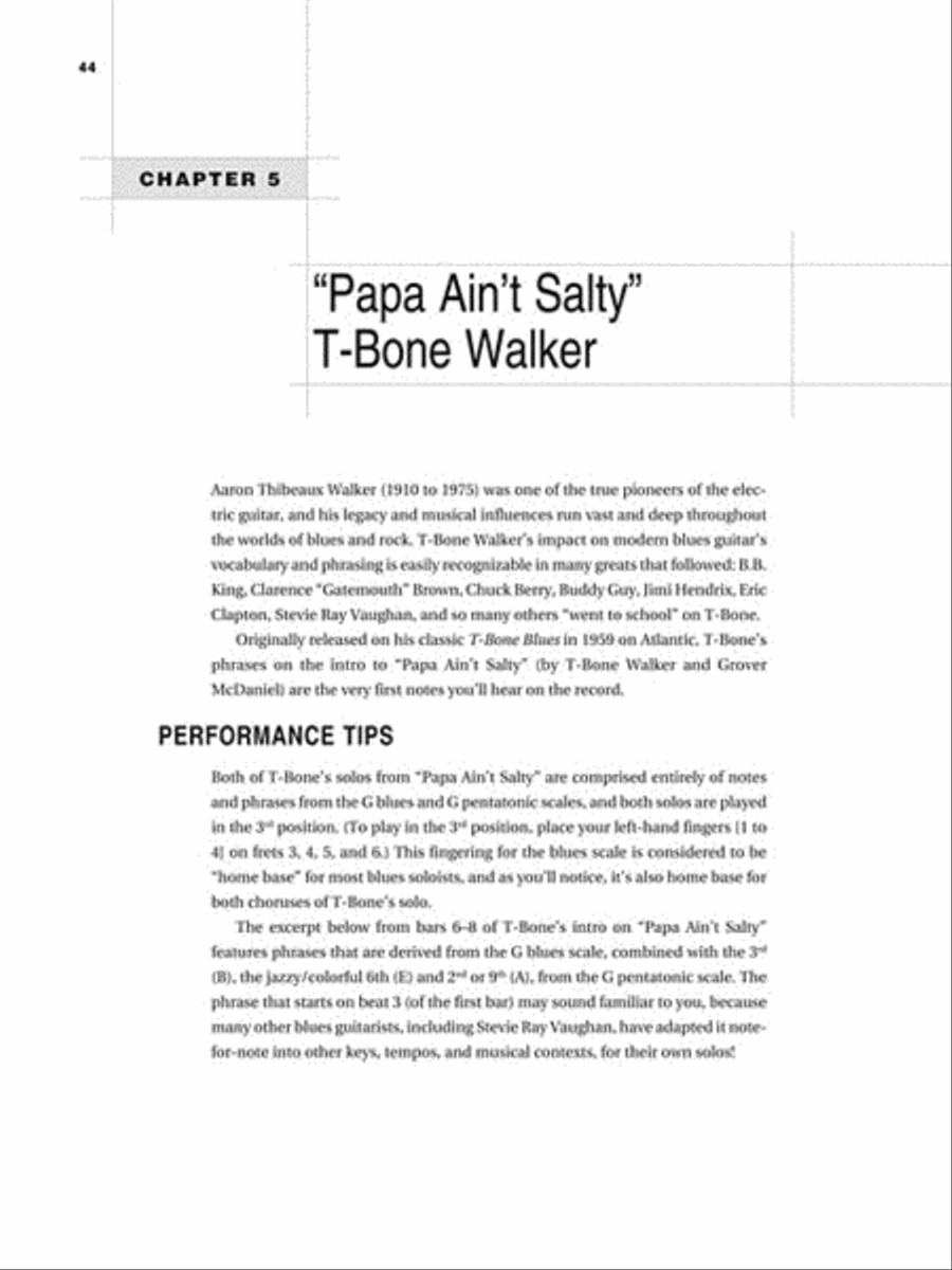 Berklee Blues Guitar Songbook Electric Guitar scores gallery preview page 3