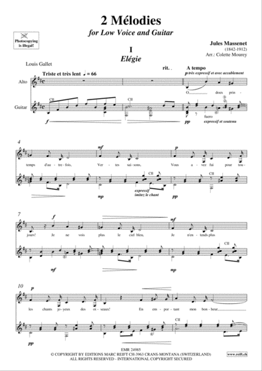 2 Melodies Guitar scores gallery preview page 3