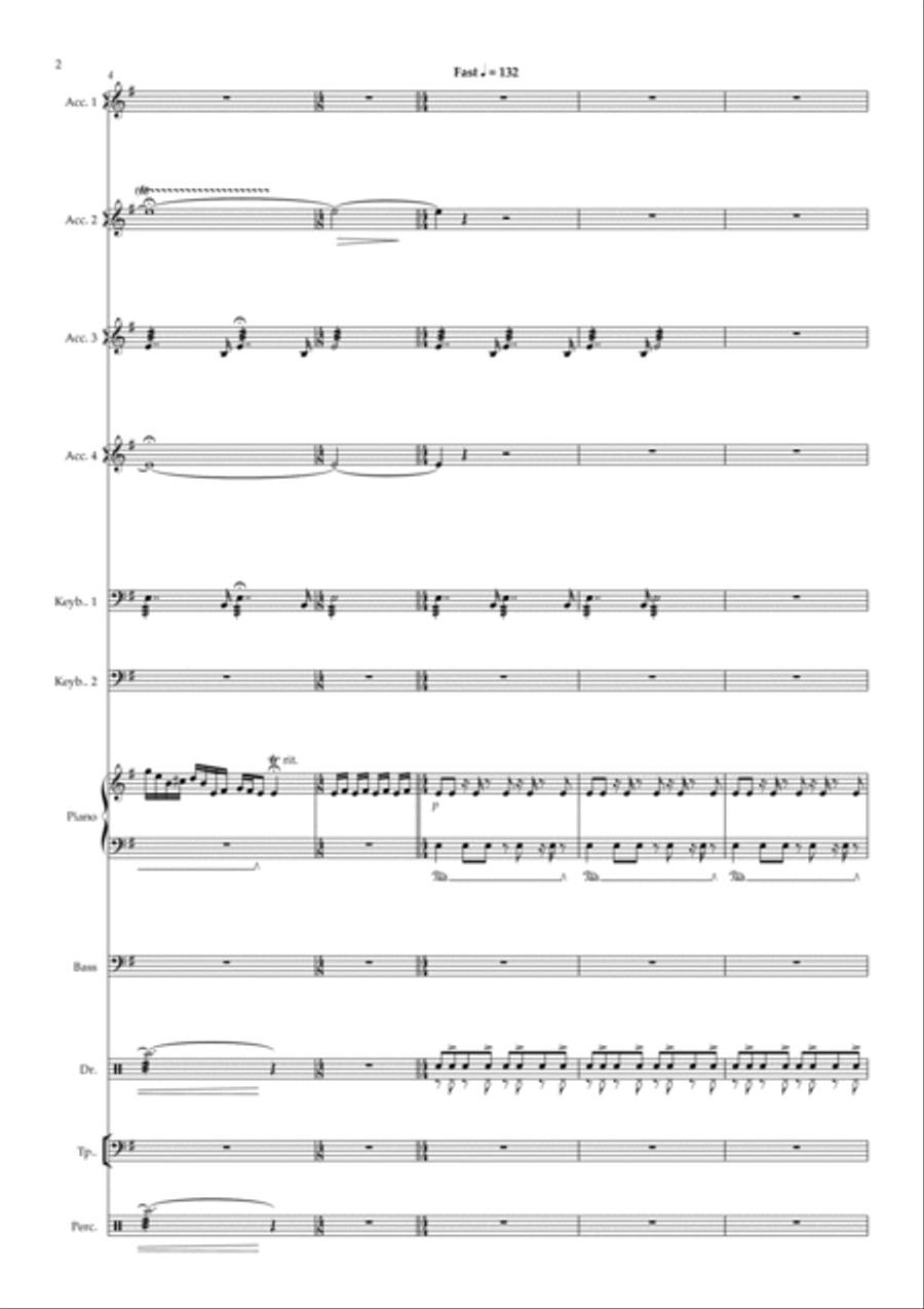 Zu Asche, Zu Staub Large Ensemble scores gallery preview page 2