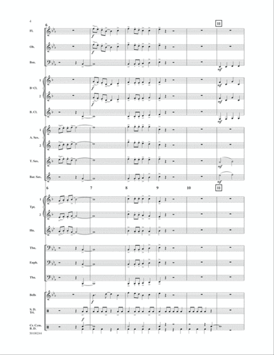 Acadia March Concert Band scores gallery preview page 4