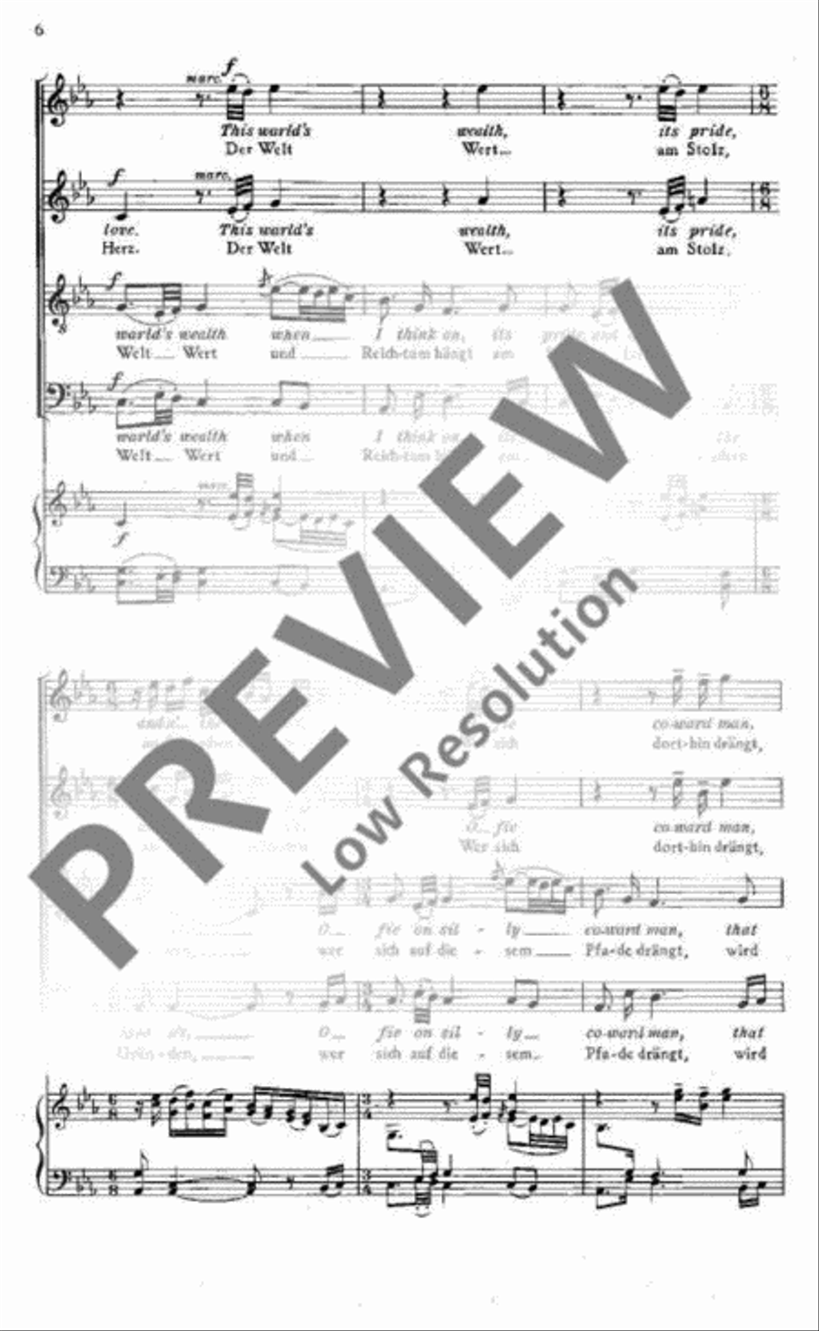 Four Songs from the British Isles 4-Part scores gallery preview page 6