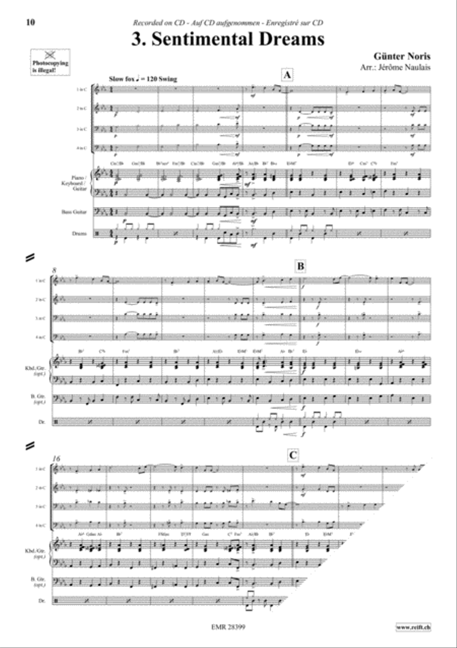 Let's Dance Volume 5 Brass Ensemble scores gallery preview page 5