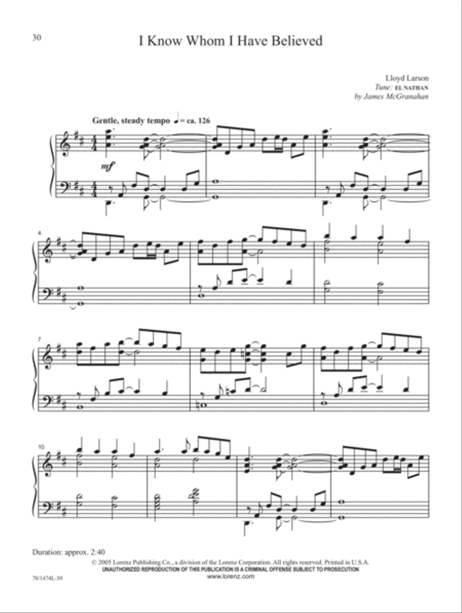 Gospel Legacy Piano Solo scores gallery preview page 17
