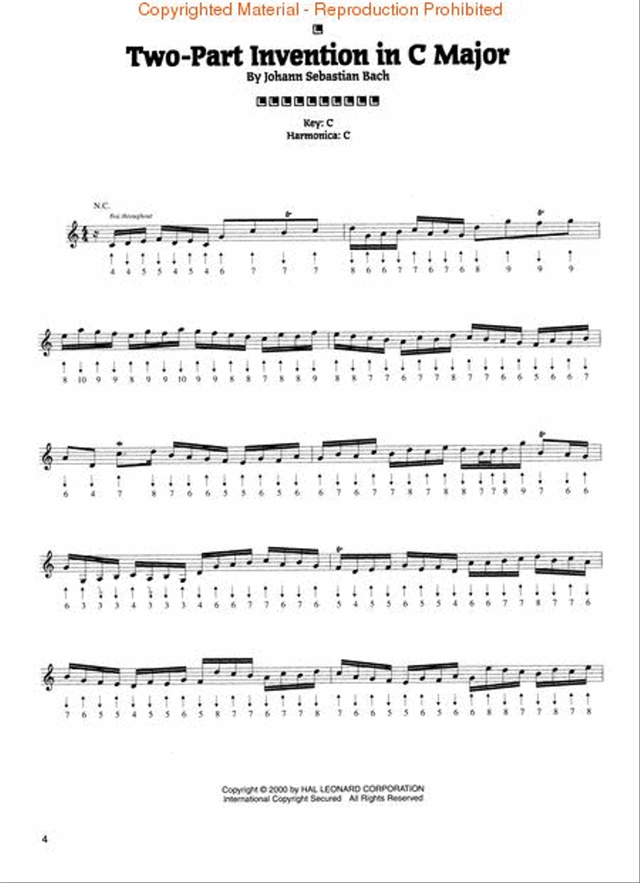 Classical Favorites for Harmonica Harmonica scores gallery preview page 2