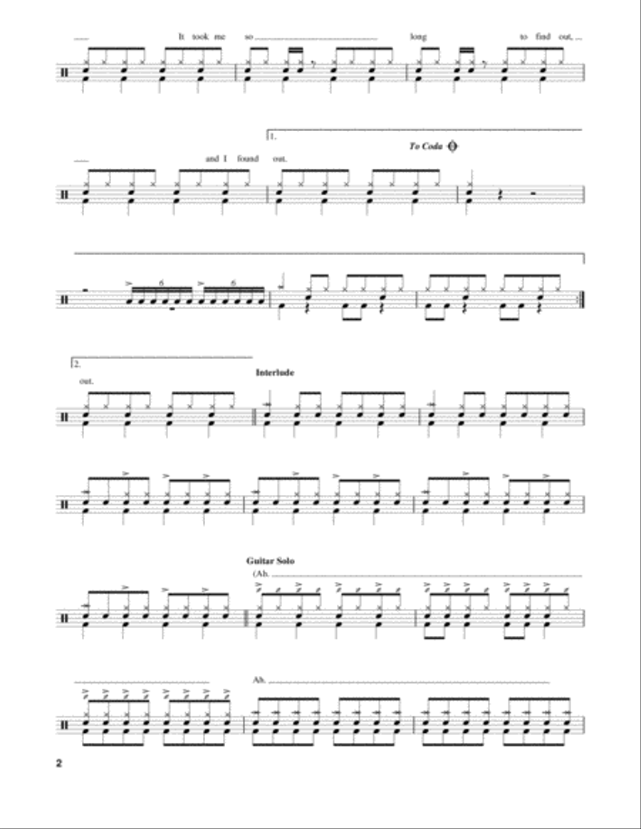 Day Tripper Day Tripper Drum Set scores gallery preview page 2