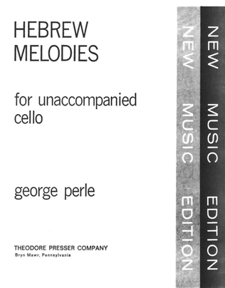 Book cover for Hebrew Melodies