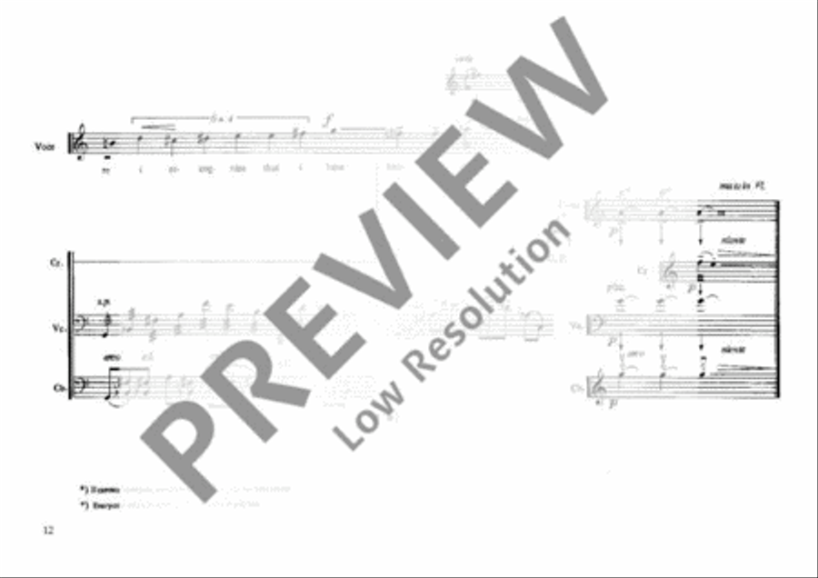 Three Poems for Ann Day Flute scores gallery preview page 13