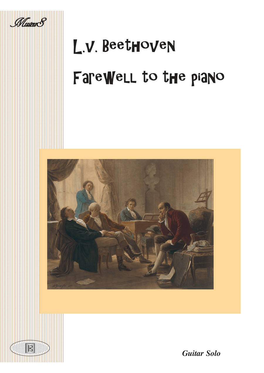 Beethoven Farewell for classical guitar Acoustic Guitar scores gallery preview page 1