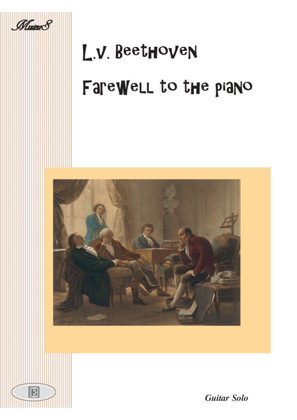 Book cover for Beethoven Farewell for classical guitar