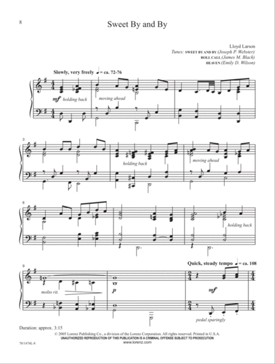 Gospel Legacy Gospel Legacy Piano Solo scores gallery preview page 5