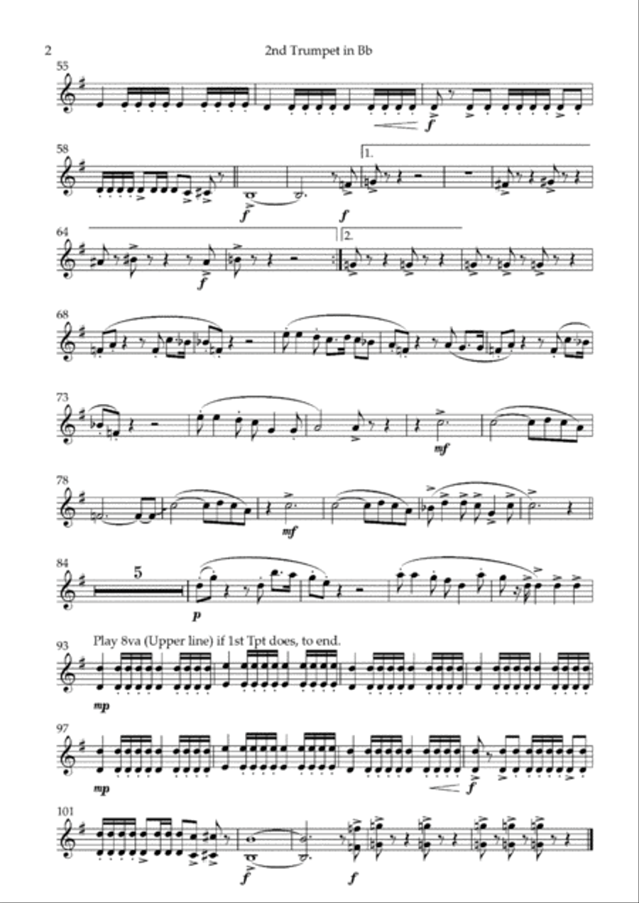 The Great Escape March The Great Escape March Brass Ensemble scores gallery preview page 4