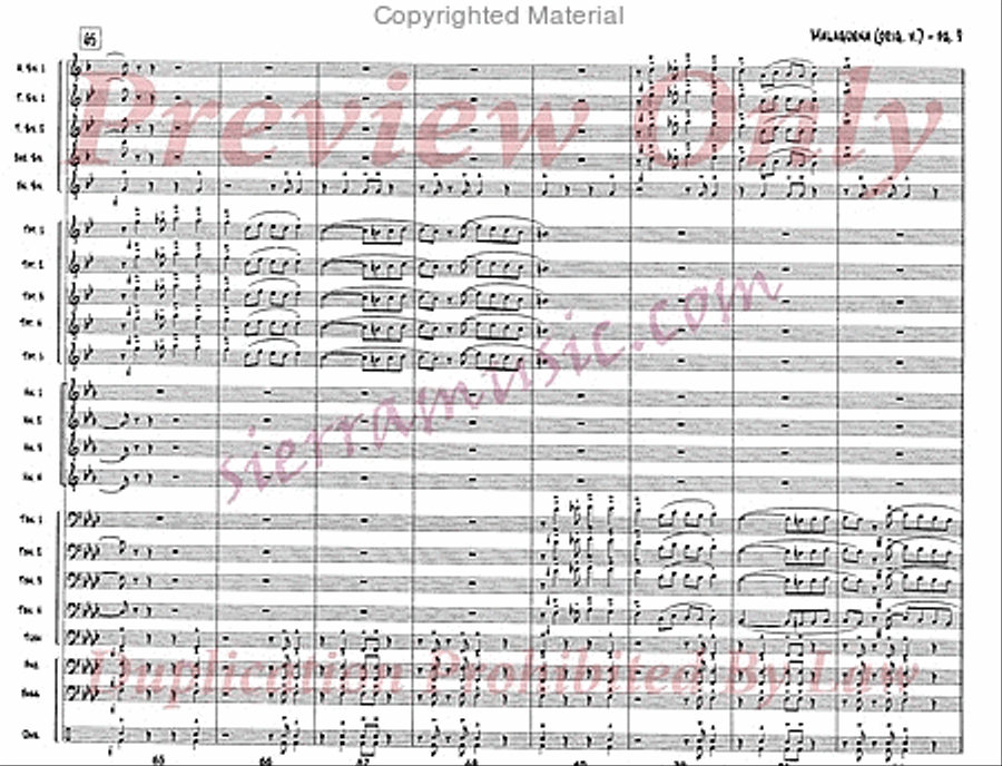 Malaguena Jazz Ensemble scores gallery preview page 10