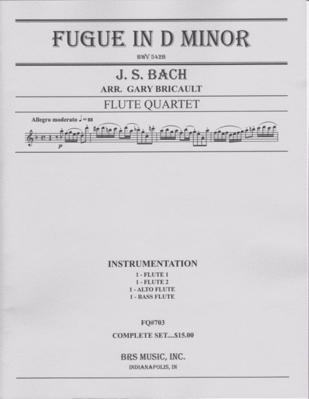 Fugue in D minor, BWV 542b
