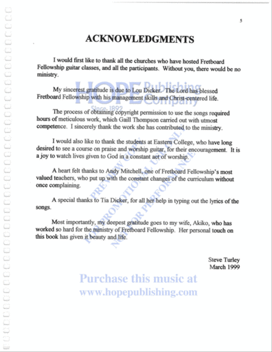 Praise and Worship Guitar with CD Guitar Solo scores gallery preview page 8