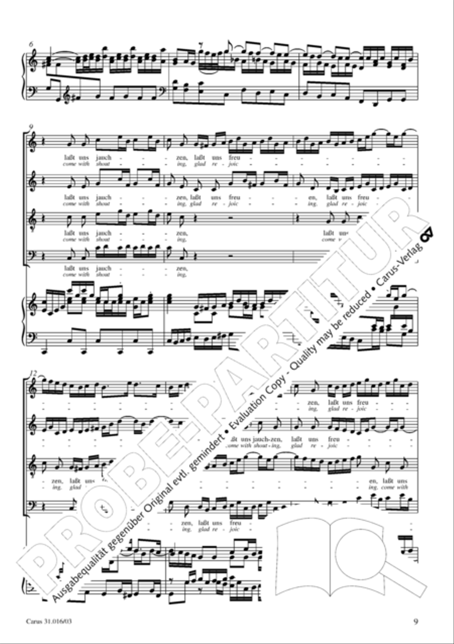 Lord God, thy praise we sing (Herr Gott, dich loben wir) ATB scores gallery preview page 10