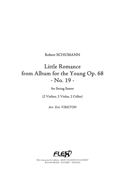 Little Romance - from Album for the Young Opus 68 No. 19 image number null