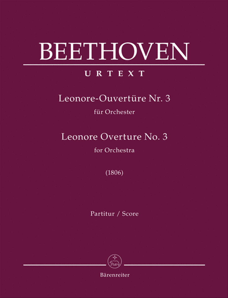 Leonore Overture for Orchestra no. 3 (1806) Orchestra scores gallery preview page 1