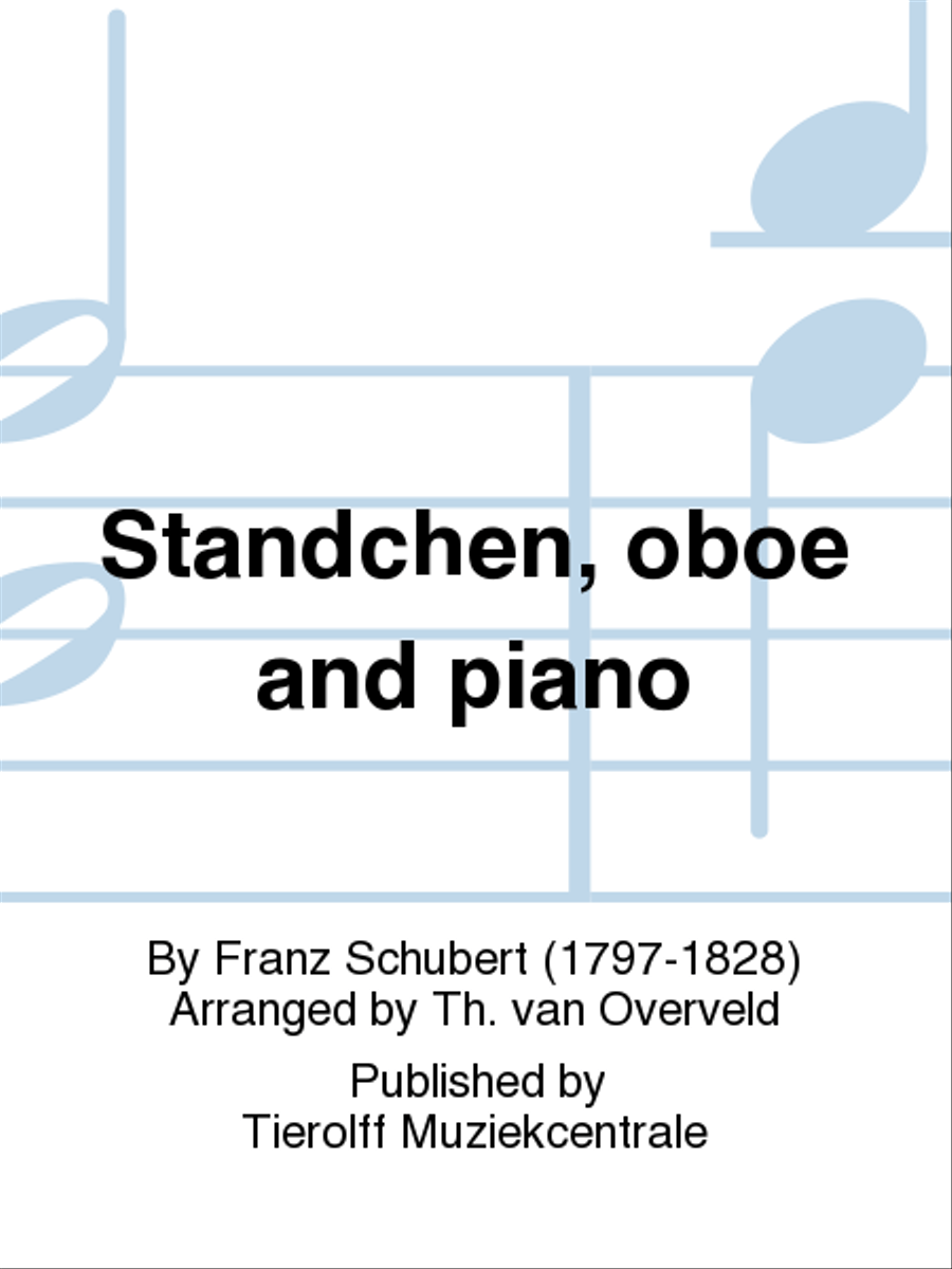 Ständchen, Oboe & Piano Piano Accompaniment scores gallery preview page 1