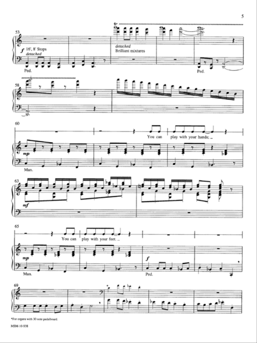 Rex: The King of Instruments Organ scores gallery preview page 5